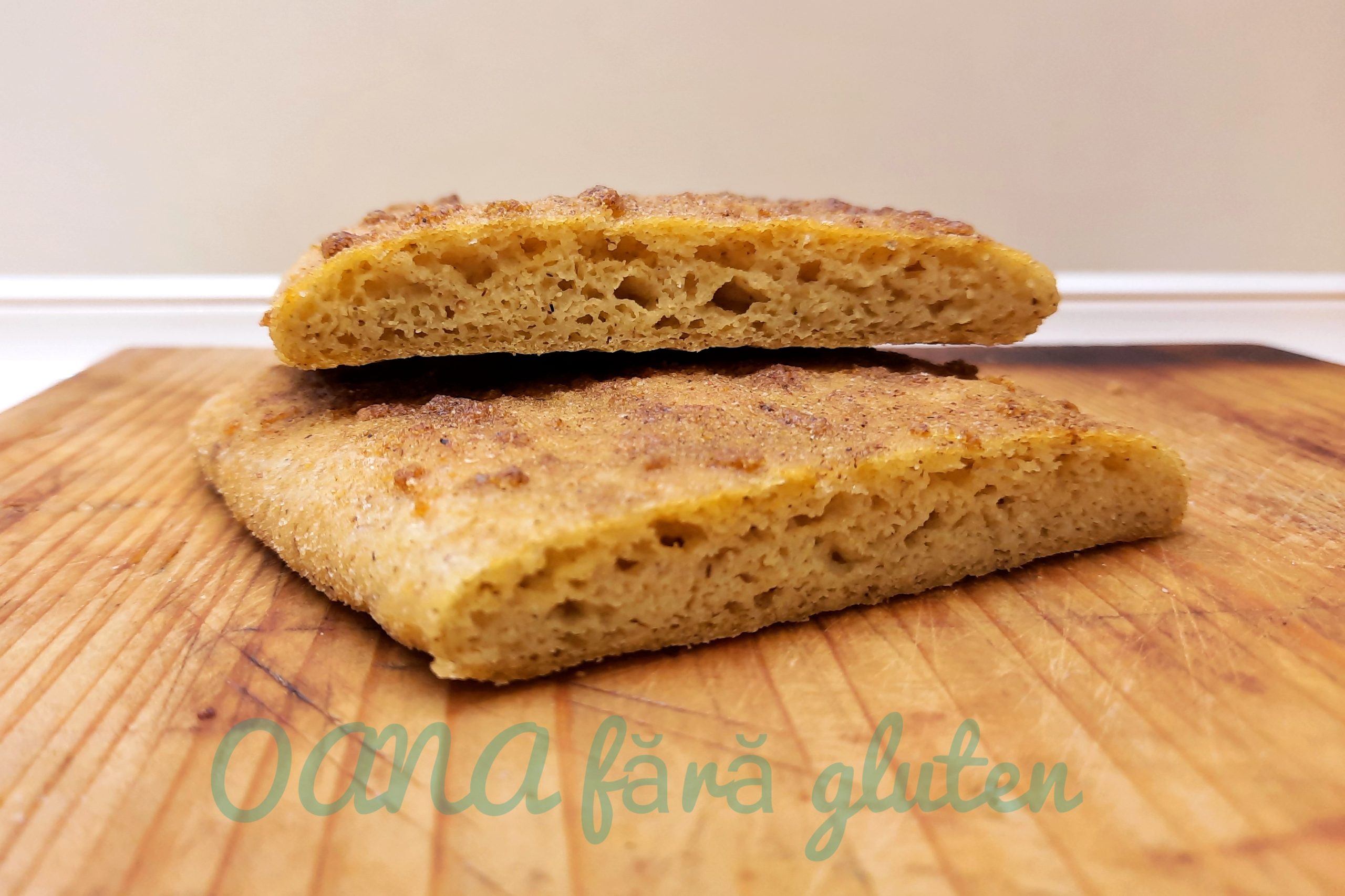 Millet flour gluten free focaccia Oana Fara Gluten